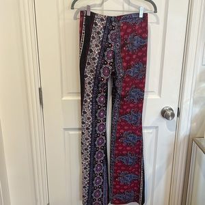 Bohemian flare pants